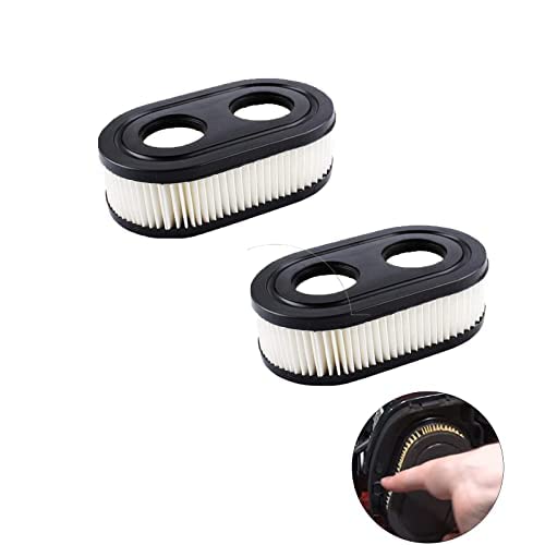 593260 798452Air Filte, 4247 5432 5432k 09P00 09P702 Engine Parts Lawn Mower Air Cleaner Replacement Filters, 50E 500EX 550EX 625 575EX 625EX 675EXI 725EXI Mower Air Filter Mower BS Accessories(2PCS)