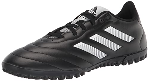 adidas Unisex Goletto VIII Turf Soccer Shoe, Core Black/White/Red, 9.5 US Men