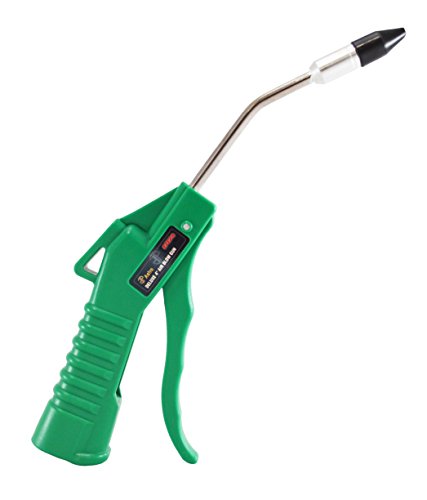 Astro Pneumatic Tool 1717A Deluxe 4" Air Blow Gun with 1/2" Removable Tip, Green