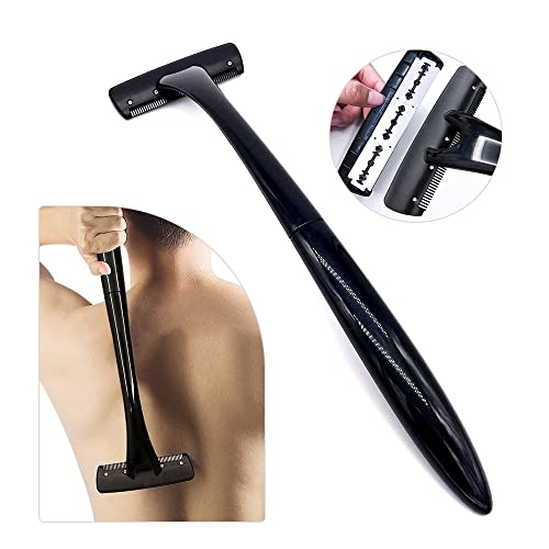 Back Hair Removal and Body Shaver (DIY), Extra-Long Handle, Shave Wet or Dry Hair Removal Trimmer Long Handle.