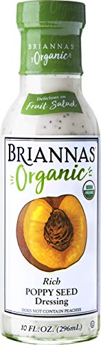 Briannas Organic Rich Poppy Seed Dressing, 10 FZ