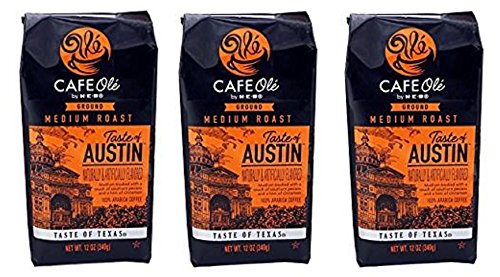 Cafe Ole Taste of Austin Ground Coffee 12 oz. (Pack of 3)