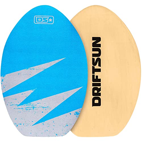 Driftsun Performance Wood Skim Board - 30 Inch Skimboard with Non Slip XPE Traction Pad, Wax-Free Foam Top Deck, Lightweight and Durable, Ideal for All Skill Levels, for Kids, Teens and Adults