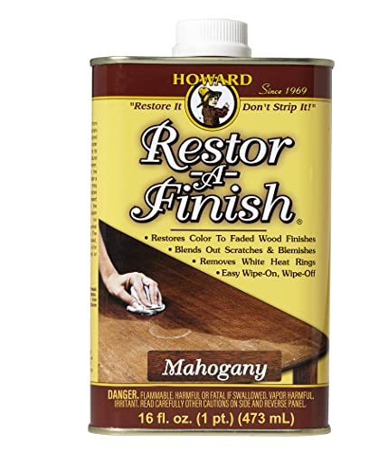 Howard Products RF5016 RF3016 Restor-A-Finish, 16 oz, Mahogany