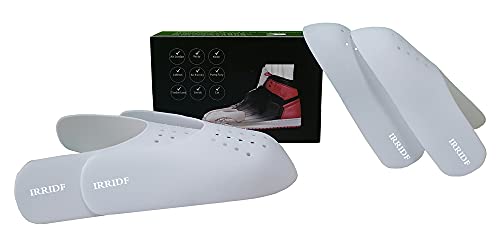 IRRIDF 2 Pair Shoe Protector Toe Box Decreaser Anti-wrinkle Shoes Creases Men's and Women's 7-12