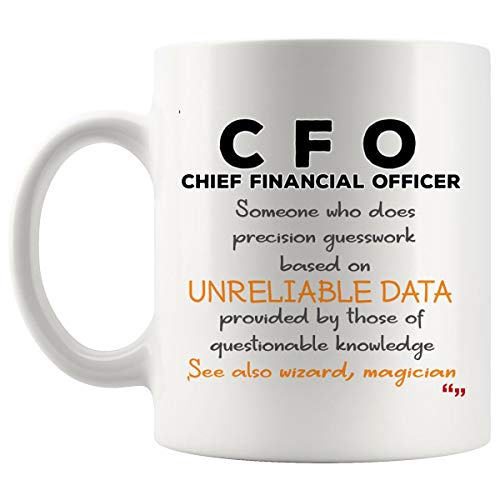 Jokes CFO Mug Best CFO Chief Financial Officers Coffee Cup Officers Gag Mugs - Boss CEO Assistant chief executive officer Birthday Gift For Men Women