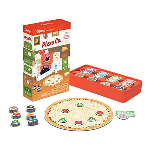 Osmo - Pizza Co. - Ages 5-12 - Communication Skills & Math - Educational Learning Games - STEM Toy - Gifts for Kids, Boy & Girl - Age 5 to 12 - For iPad or Fire Tablet (Osmo Base Required)