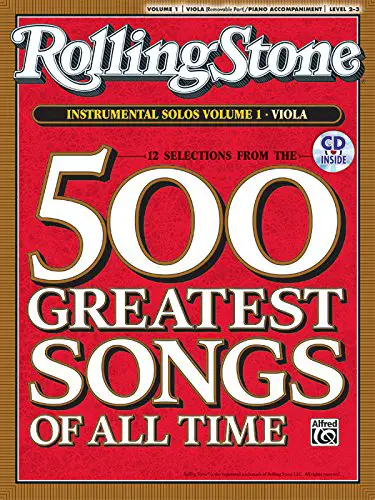 Selections from Rolling Stone Magazine's 500 Greatest Songs of All Time (Instrumental Solos for Strings), Vol 1: Viola, Book & CD (Rolling Stone Magazine's 500 Greatest Songs of All Time, Vol 1)