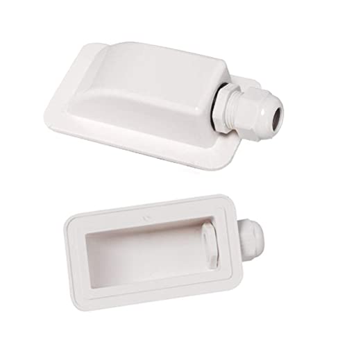 Single Wire Cable Entry Gland Box Roof Solar Panel Junction Box RV Caravan Boat Waterproof Cable Gland for All Cable Types 2mm² to 6mm² in Dia