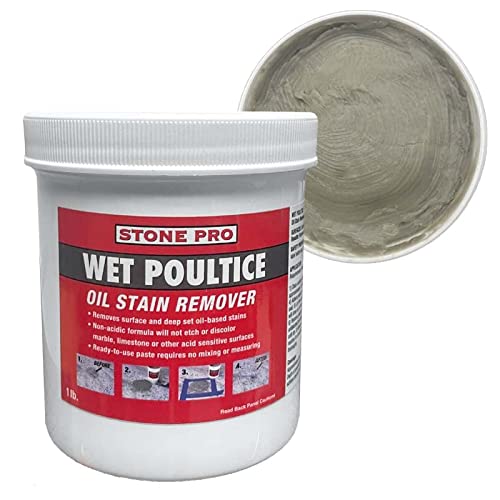 Stone Pro Wet Poultice - Removes Stains From Natural Stone - 1 Pound
