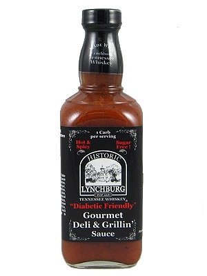 Tennessee Whiskey, Diabetic Friendly, Gourmet Deli and Grillin Sauce, 16oz.