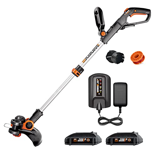 Worx WG163 GT 3.0 20V PowerShare 12" Cordless String Trimmer & Edger (Battery & Charger Included)
